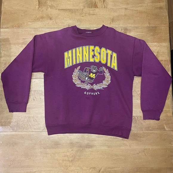 Tultex Other - University of Minnesota Golden Gophers Men’s Crewneck Sweatshirt Size Medium